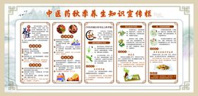 秋季养生宣传栏