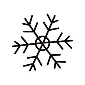 雪花水彩树叶树枝立体圣诞元素圣诞涂鸦圣诞素材