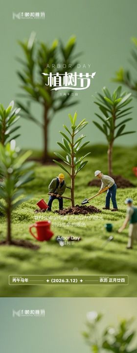 2026植树节节日海报