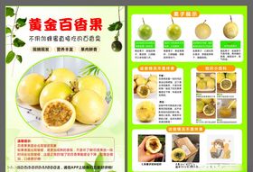黄金百香果小单页