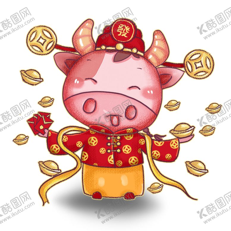编号：12963905080146521421【酷图网】源文件下载-牛卡通形象(246)