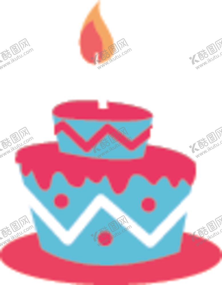 编号：10471910011825229447【酷图网】源文件下载-庆生蛋糕