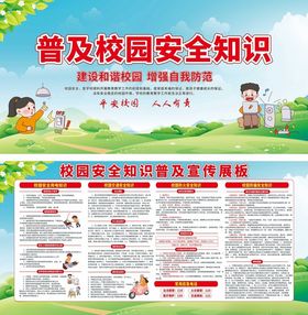普及安全知识公益宣传海报素材