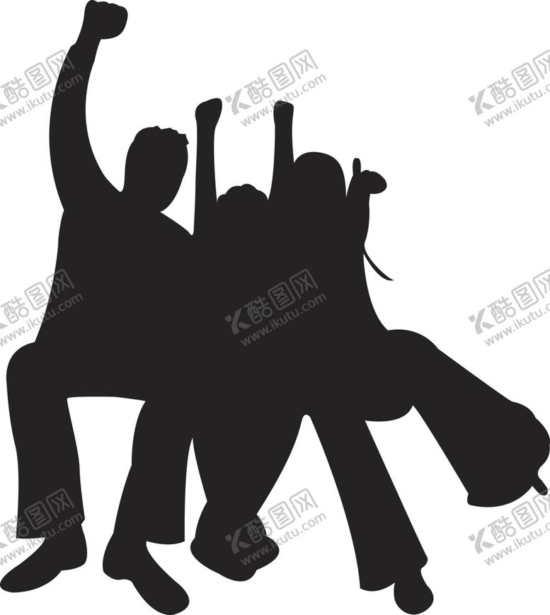 编号：88951804301356525602【酷图网】源文件下载-一家人剪影