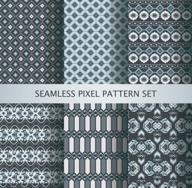 多彩几何图案纹理集合