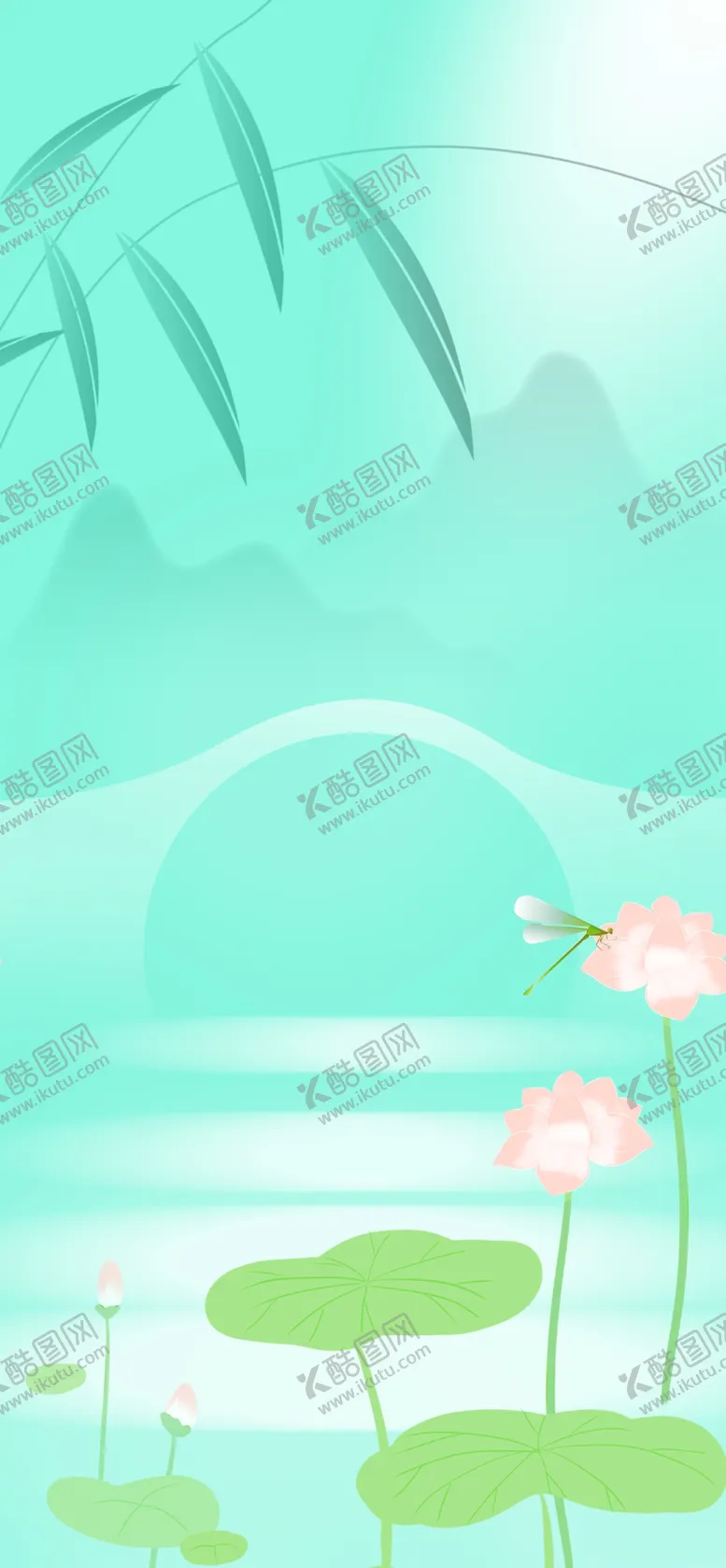 编号：42775102152045121510【酷图网】源文件下载-荷花插画