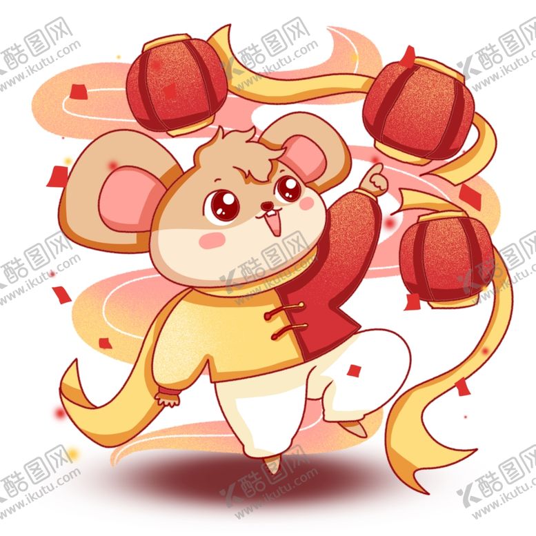 编号：12322606161129245570【酷图网】源文件下载-鼠年春节鼠年迎新春鼠年新年