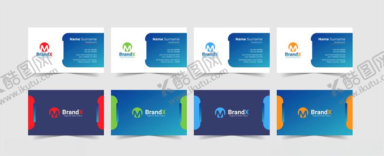 编号：45178704071208567095【酷图网】源文件下载-个性名片模板