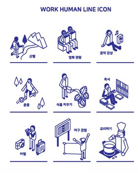 简约线条简笔图案