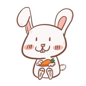 手绘兔子