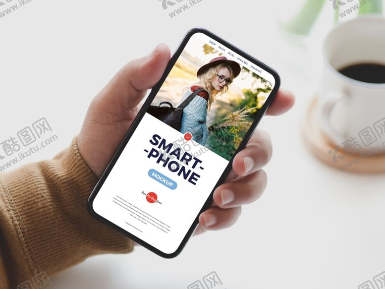 编号：28867709260505137234【酷图网】源文件下载-手持智能手机样机