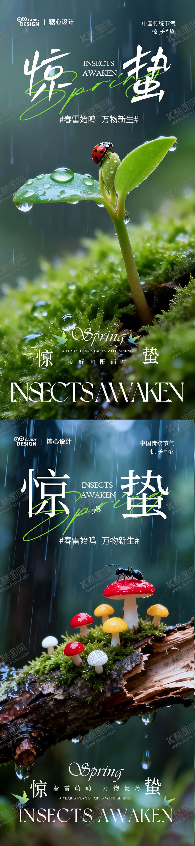 编号：38381102260220312881【酷图网】源文件下载-惊蛰海报 