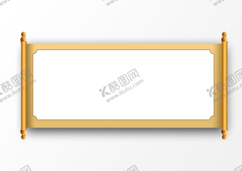 编号：76477706280110169810【酷图网】源文件下载-画卷画轴古风招安状合成素材
