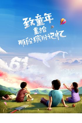 61儿童既节海报