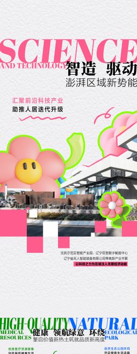 地产周边配套价值系列海报