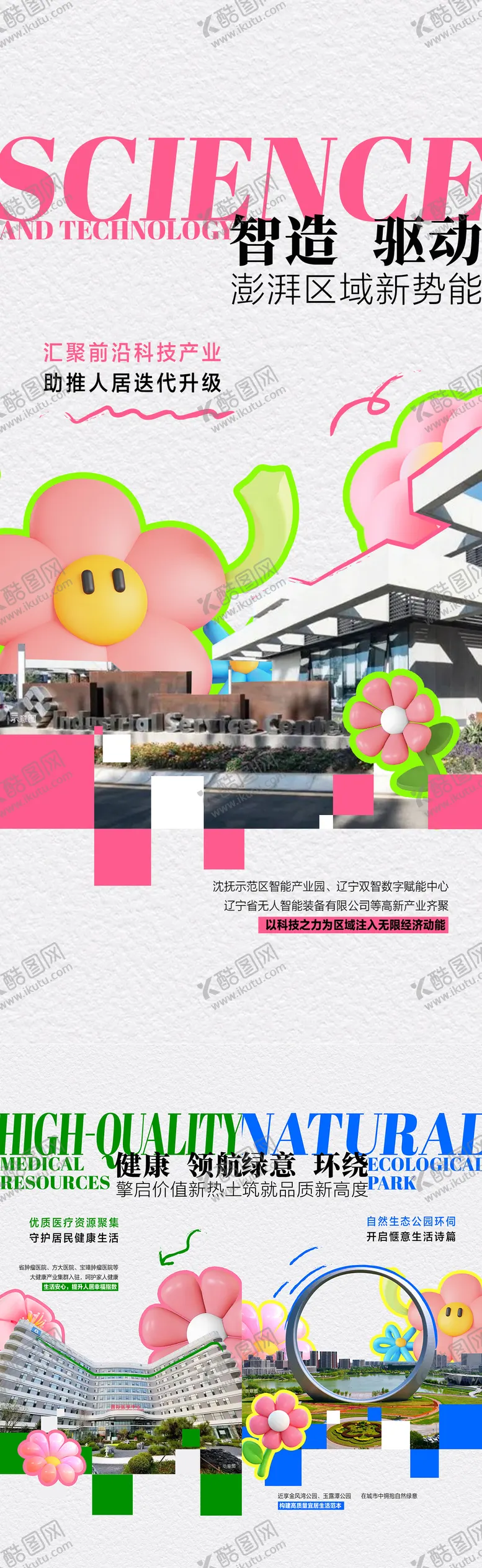 编号：81454205291220537405【酷图网】源文件下载-地产周边配套价值系列海报