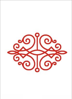 镂空玫瑰花边矢量花卉