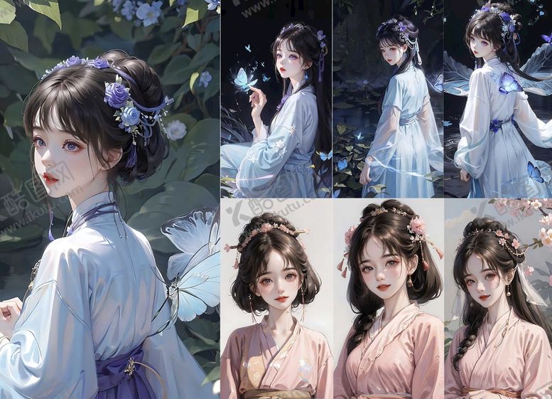 编号：39812601252043234491【酷图网】源文件下载-古风美女