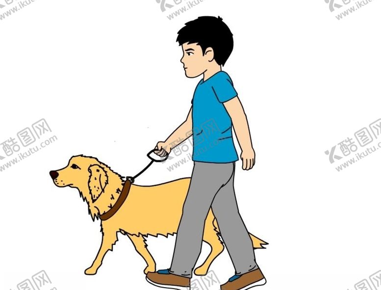 编号：63952609270926483236【酷图网】源文件下载-人物遛狗散步