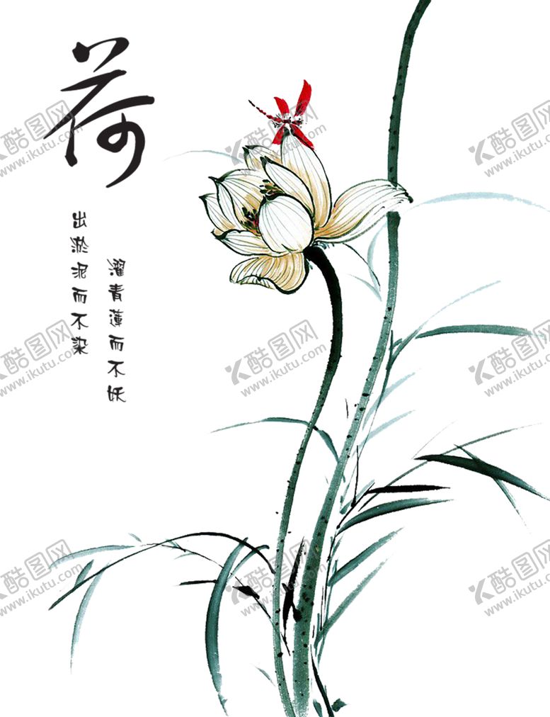 编号：82104606241007304310【酷图网】源文件下载-水墨荷花粉色荷花荷花意境