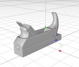 C4D模型木工刨刀