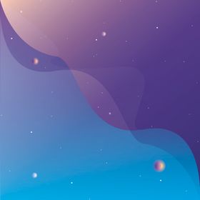 宇宙星空宇航员飞船插画图片