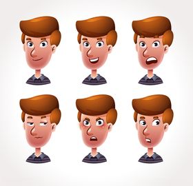 不同表情