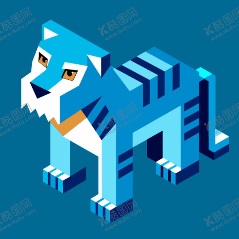 编号：94453912090648385139【酷图网】源文件下载-3D效果视角下的剑齿虎