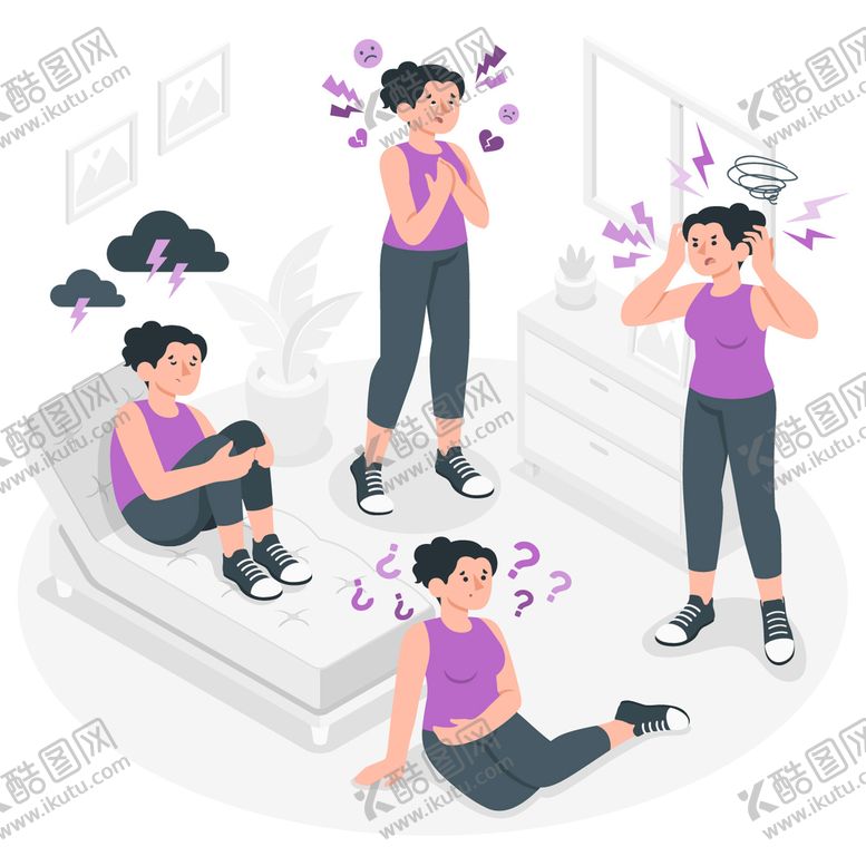 编号：29614310080236268604【酷图网】源文件下载-精神障碍