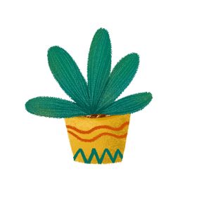 png格式植物花卉手绘素材朵仙人掌盆栽