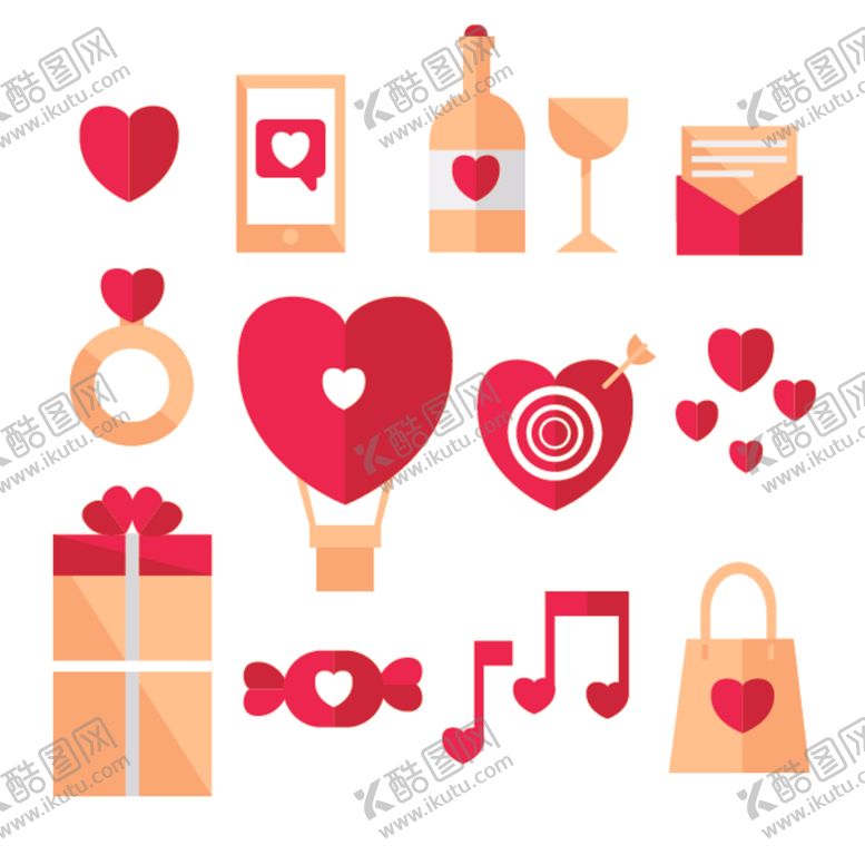 编号：80915610280714538362【酷图网】源文件下载-情人节素材