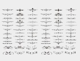 编号：07948509250703008305【酷图网】源文件下载-欧式花纹花边设计矢量素材