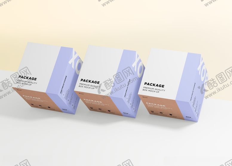 编号：55681207041603086391【酷图网】源文件下载-纸盒样机箱样机包装盒样机