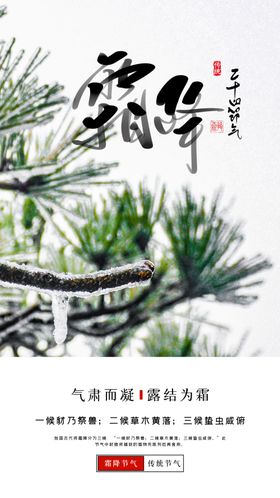 霜降宣传素材活动