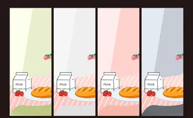 南瓜系列4色套装