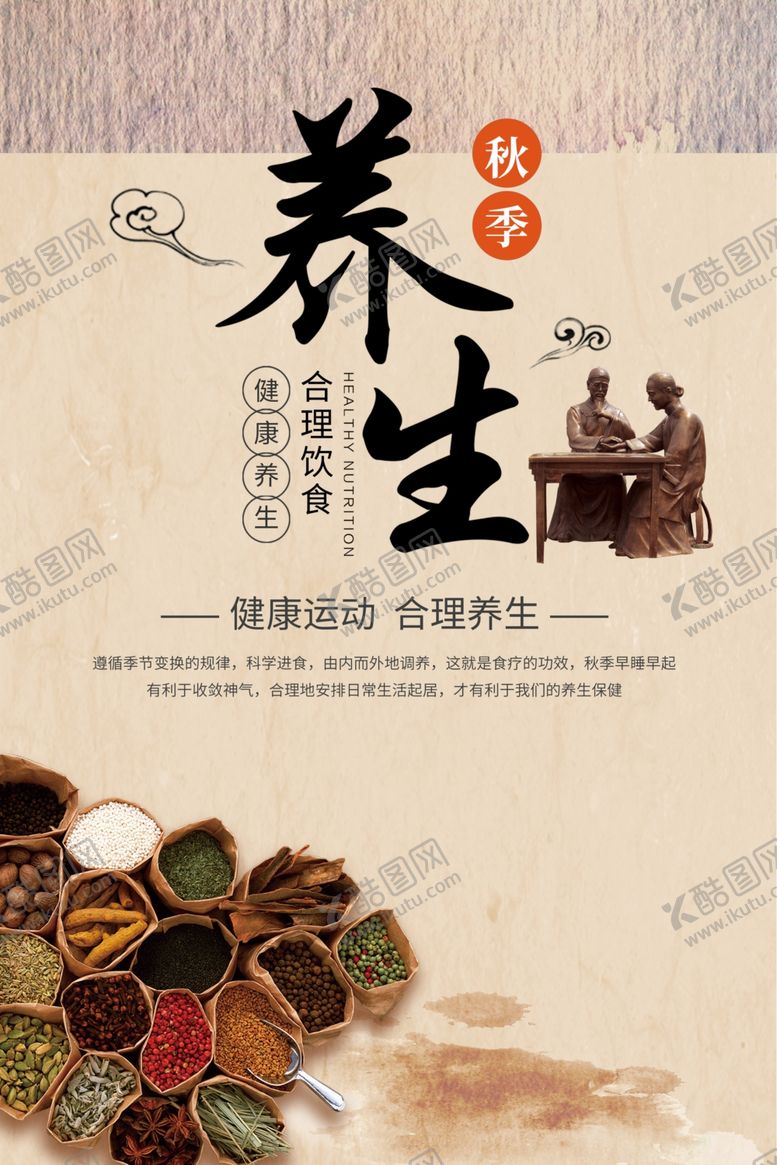 编号：27466409201926412834【酷图网】源文件下载-养生健康海报