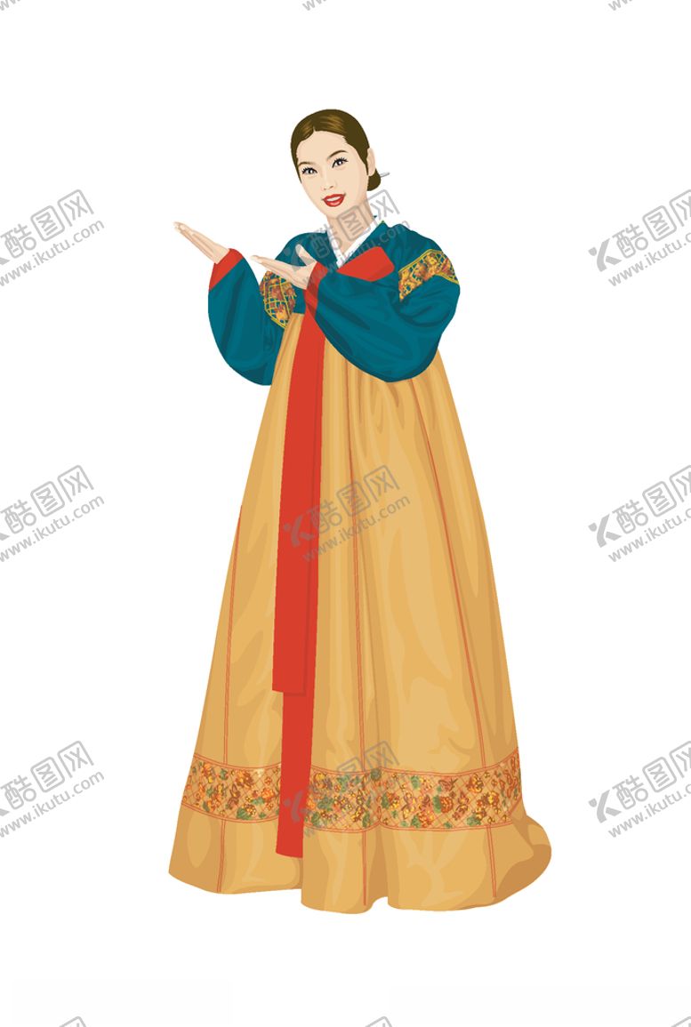 编号：33516005062316093459【酷图网】源文件下载-朝鲜族服饰
