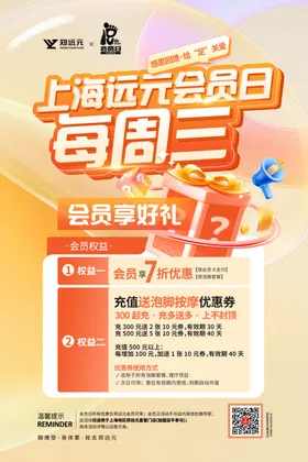 会员日海报