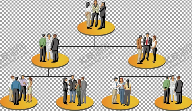 编号：96237809220156331937【酷图网】源文件下载-商务团队人物         