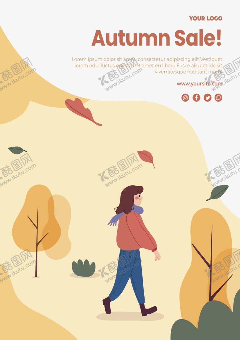 编号：91522410200645122852【酷图网】源文件下载-秋季海报
