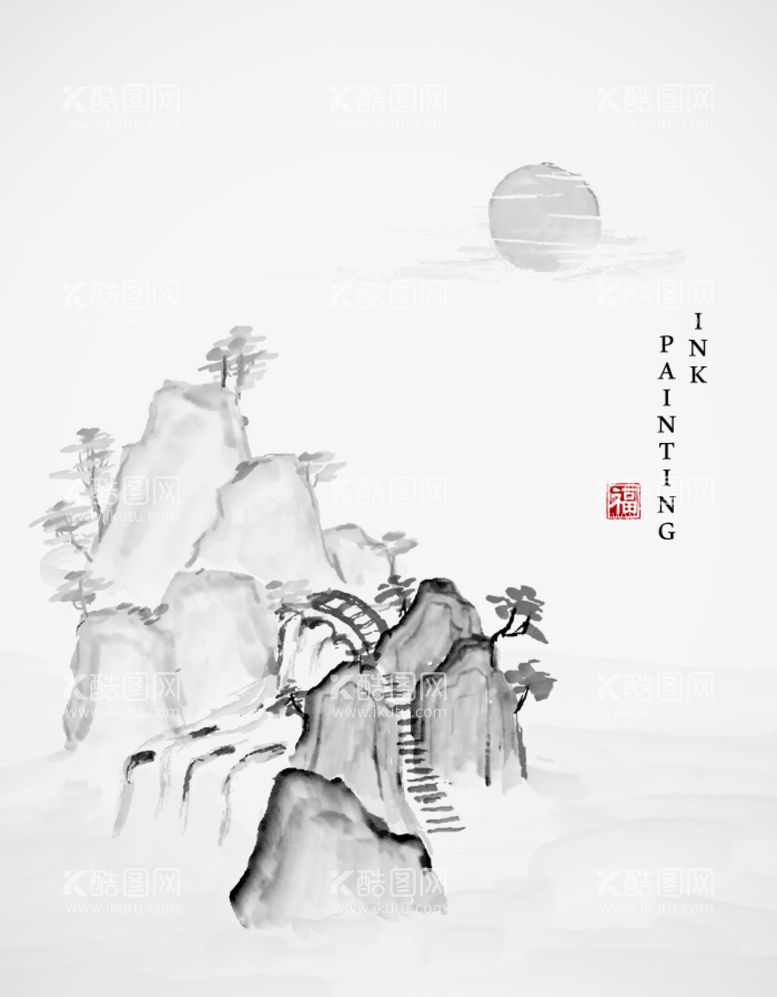 编号：45628009222222472391【酷图网】源文件下载-山水画