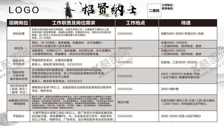 编号：49423807140443508927【酷图网】源文件下载-招聘广告