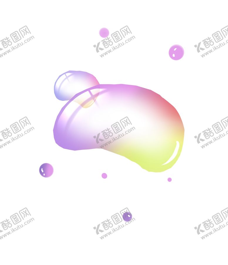 编号：23580907131122194257【酷图网】源文件下载-七彩泡泡
