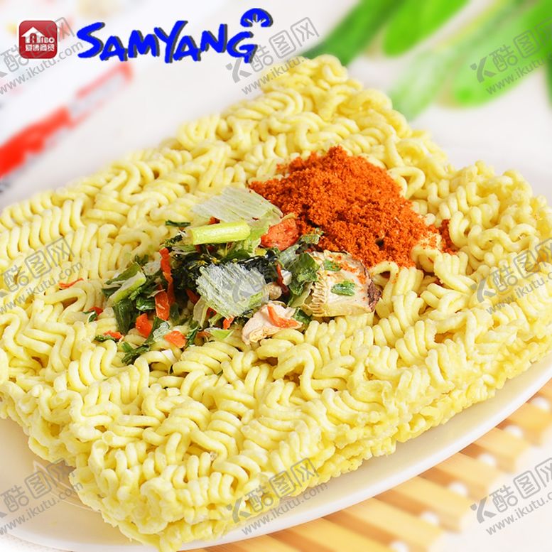 编号：53385709272212025217【酷图网】源文件下载-三养香辣蔬菜面韩国方便面