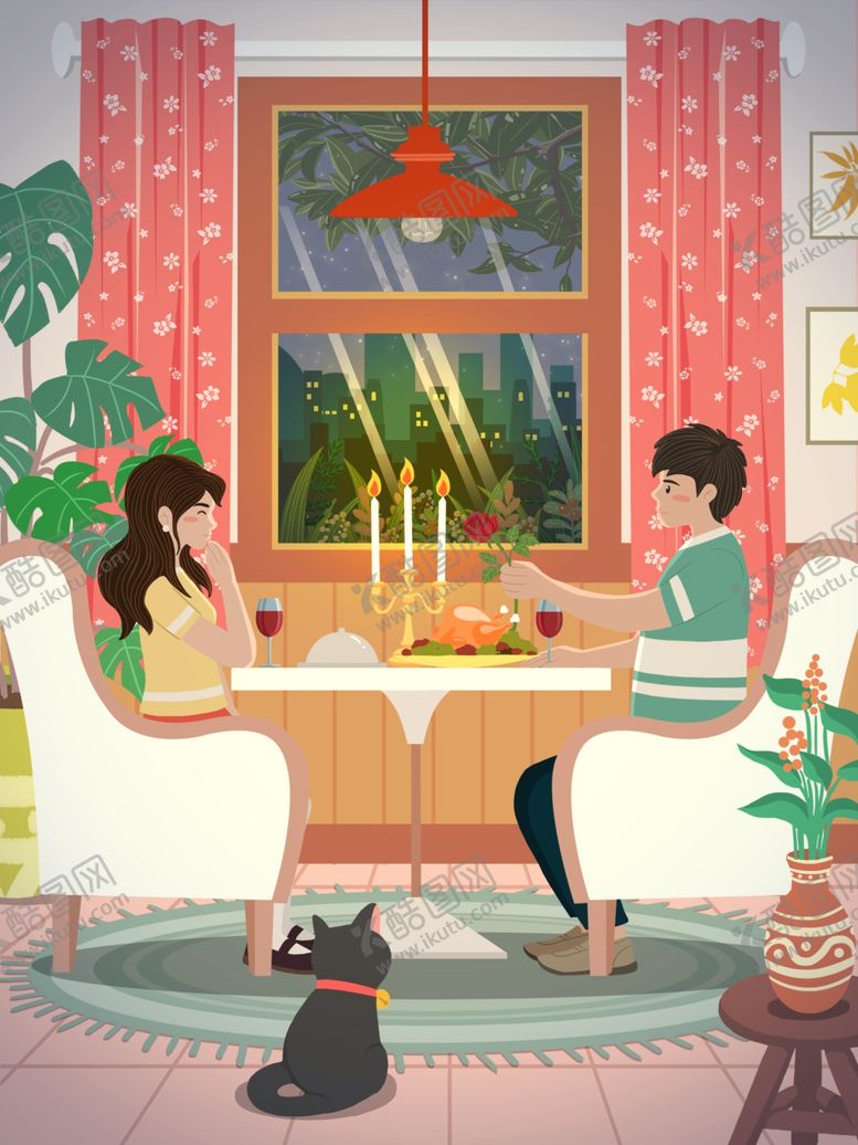 编号：11567804302115116860【酷图网】源文件下载-创意卡通插画图案