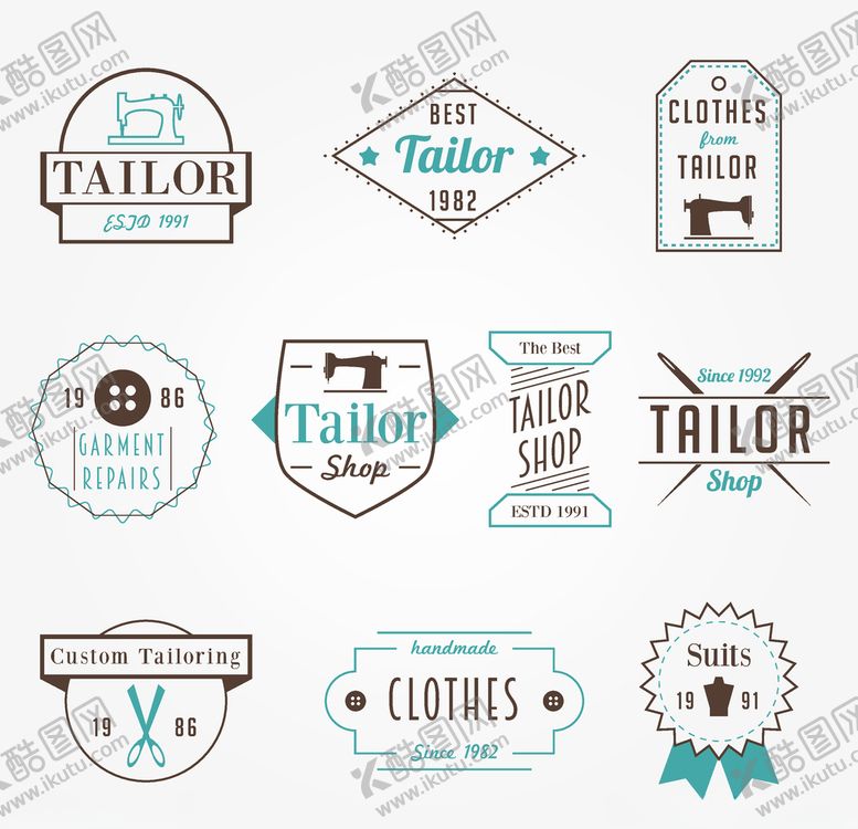 编号：47544209231120296879【酷图网】源文件下载-欧美复古图章