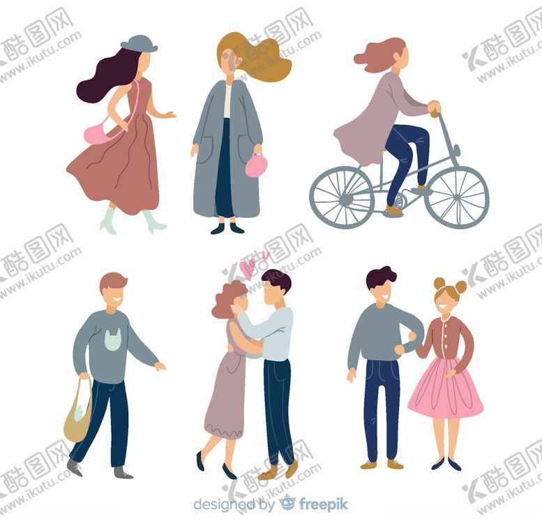 编号：38776909200644397271【酷图网】源文件下载-8个创意无表情人物