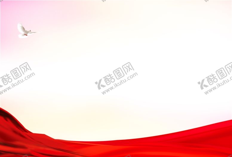 编号：55672510191020356571【酷图网】源文件下载-红色飘带