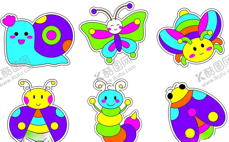 编号：41126709230735221179【酷图网】源文件下载-昆虫卡通