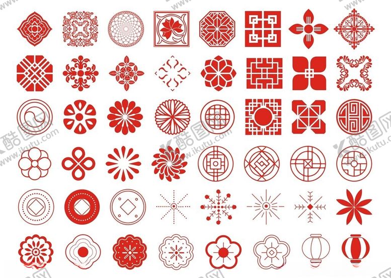 编号：64840404041448158958【酷图网】源文件下载-印章花纹